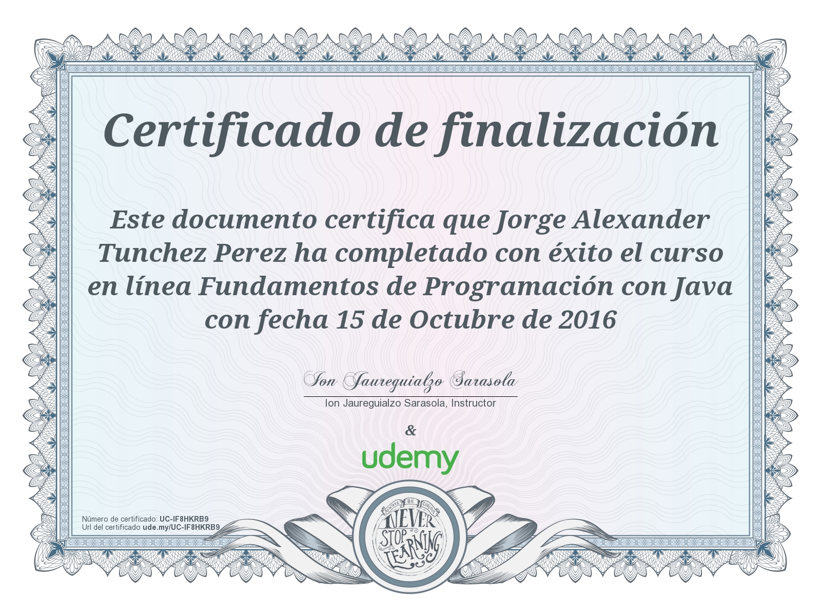 Fundamentos de Programación con Java
