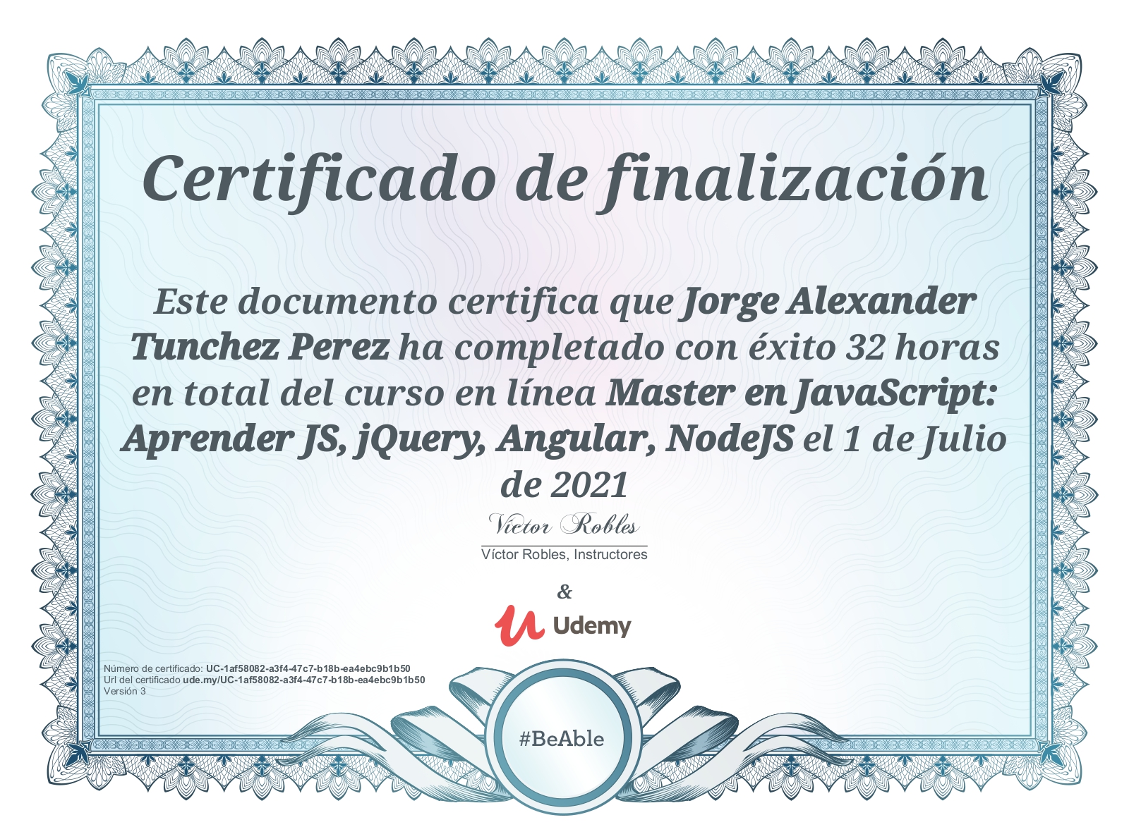 Master en JavaScript Aprender JS, jQuery, Angular, NodeJS