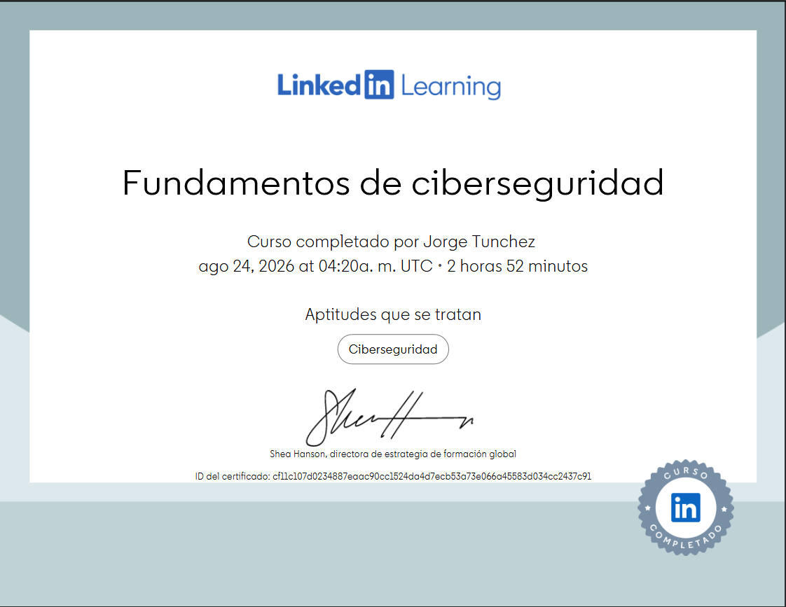 Fundamentos de Ciberseguridad